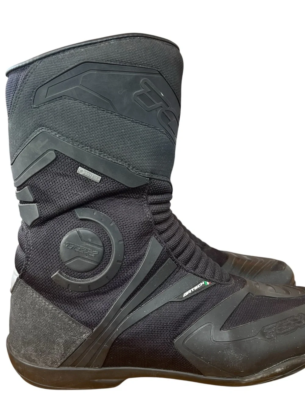 TCX Airtech Evo Goretex Black Touring Adventure Boots Men’s Size 11